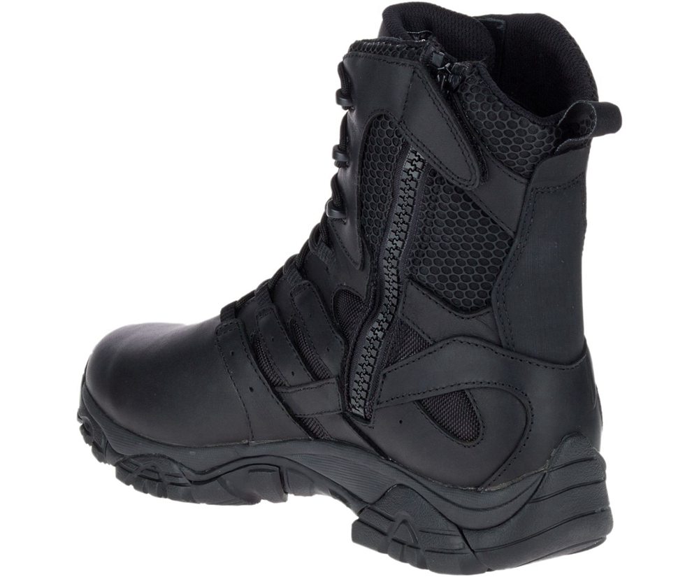 Botas Senhora - Merrell Moab 2 8\" Tactical Response Waterproof - Pretas - QCN086491
